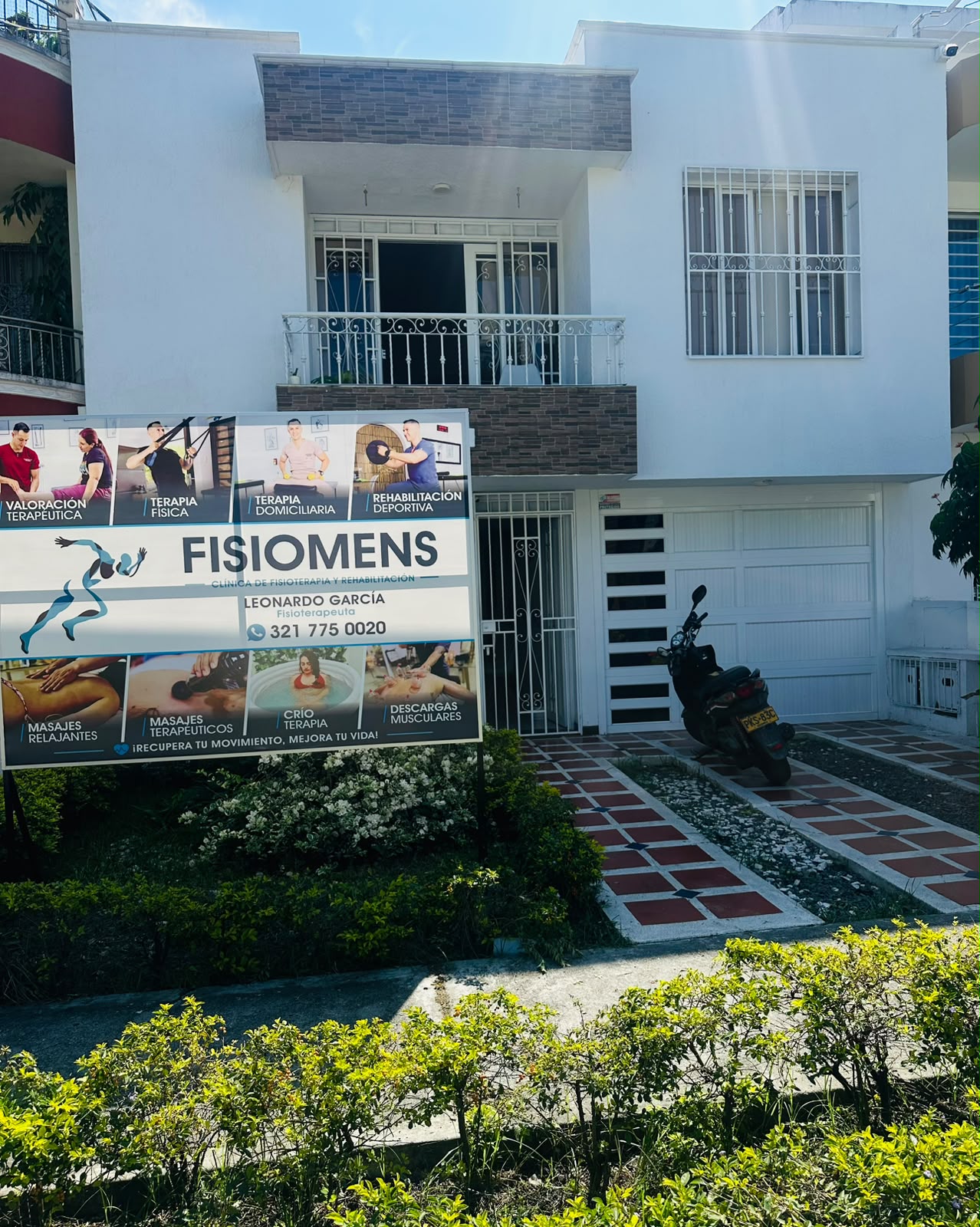 Fachada de la sede de FISIOMENS
